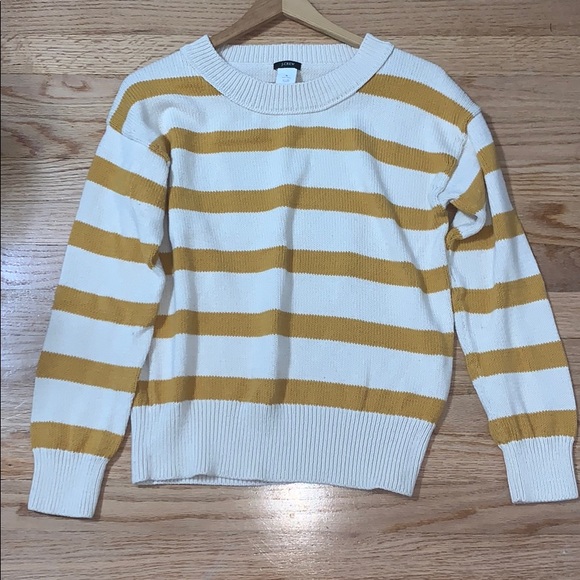 Jcrew striped crew neck sweater size medium - Picture 3 of 7